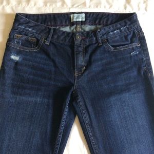 Aeropostale Distressed Bootcut Jeans